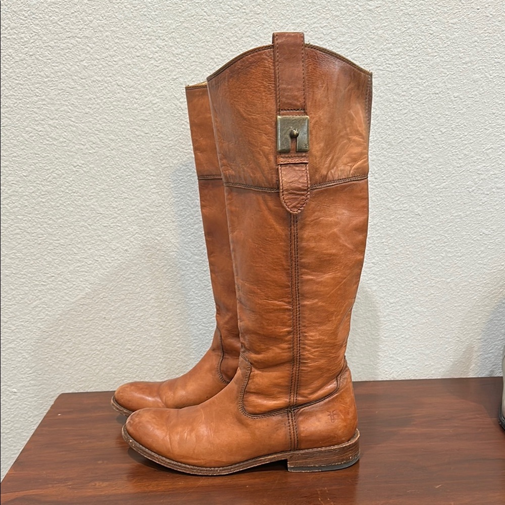 🤎 FRYE AND CO. Brown Leather Knee-High Boots